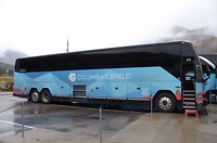 Bus naar de Athabasca Glacier