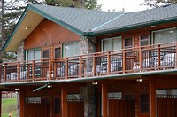 Zicht op onze Lodge