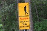 Laagvliegende golfballen