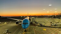 Sunset en de blauwe vogel ✈️