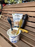 Second breakfast met kwark en muesli
