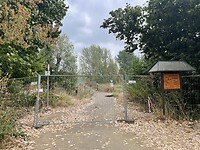 Fietspad afgesloten