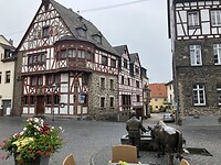 Vakwerk in Rhens