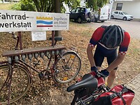 Fietsservice onderweg