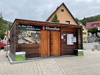 Info huisje over Sturzflut