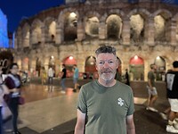 Jaap bij de Arena