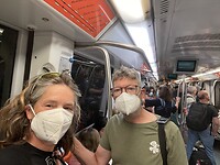 In de metro