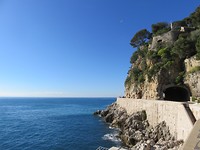 De rots, waar Monaco Ville op ligt