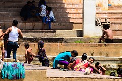 Wassen in het heilige meer - Pushkar