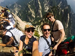 Berg beklimmen - Huashan