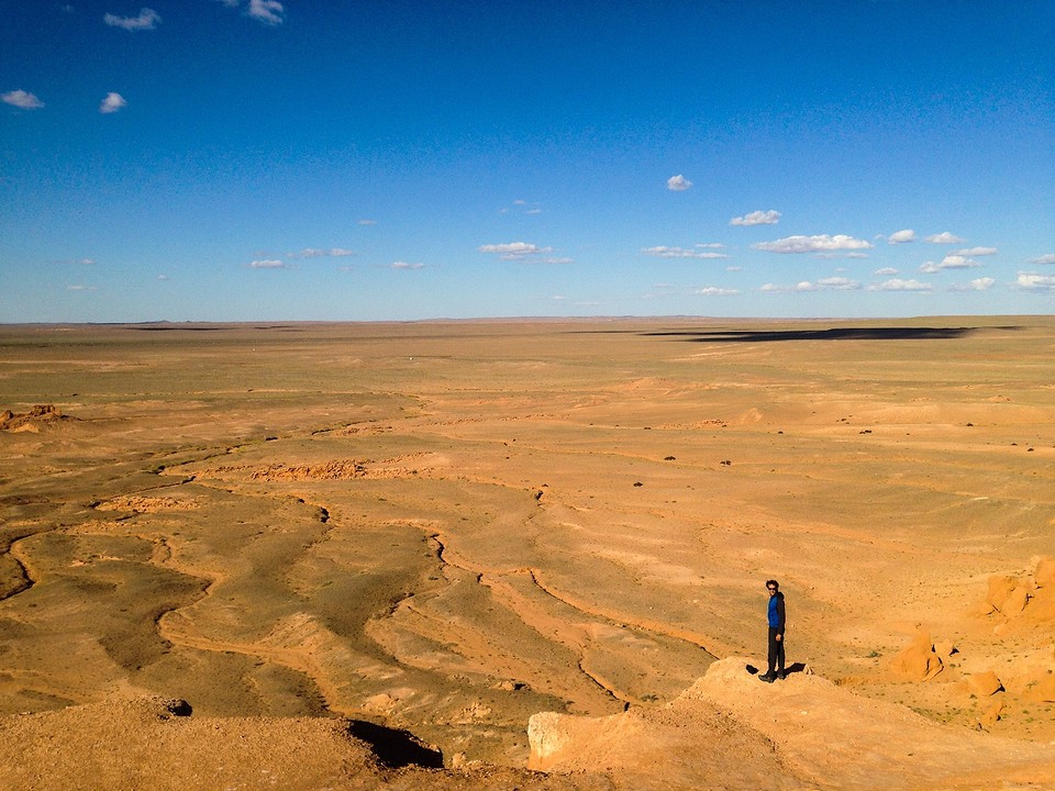 Flaming cliffs - Gobi desert