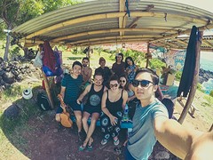 Group selfie @ Warung camping