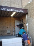 De artiesteningang