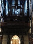 Achter in de basiliek