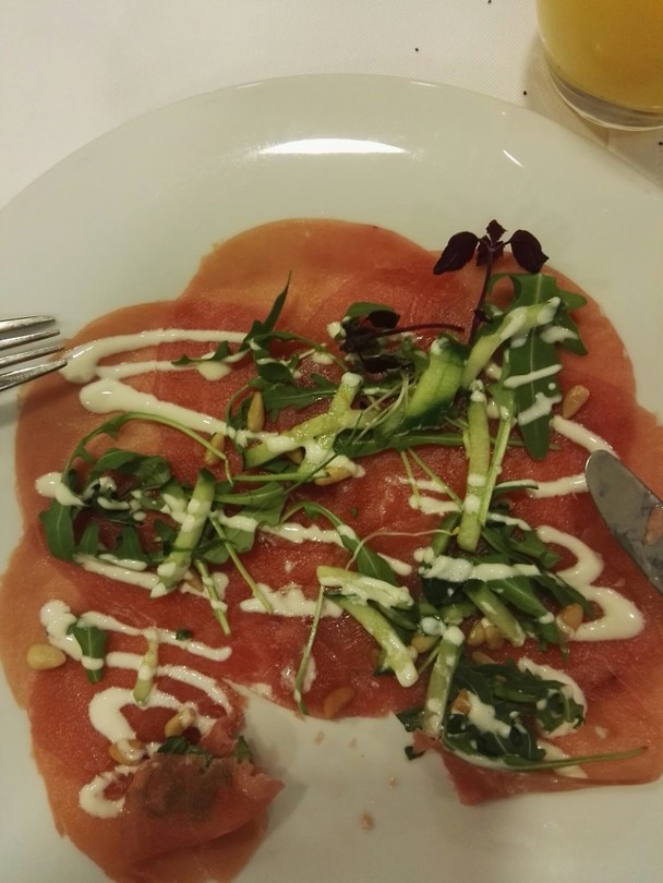 Start van het diner