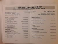 Programma Concert Philharmonie