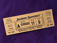 Philharmonie ticket