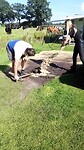 Modderbaan herstellen