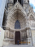 De immense kathedraal van Reims