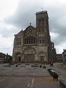 De basiliek van Vezelay, de Saint Madeleine.