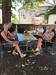 Glaasje Sekt en Flammkuchen