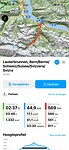 Fietsroute naar Lauterbrunnen
