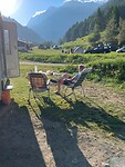 Ontbijten op camping Giessen