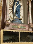 Luguber graf in kerk Merano
