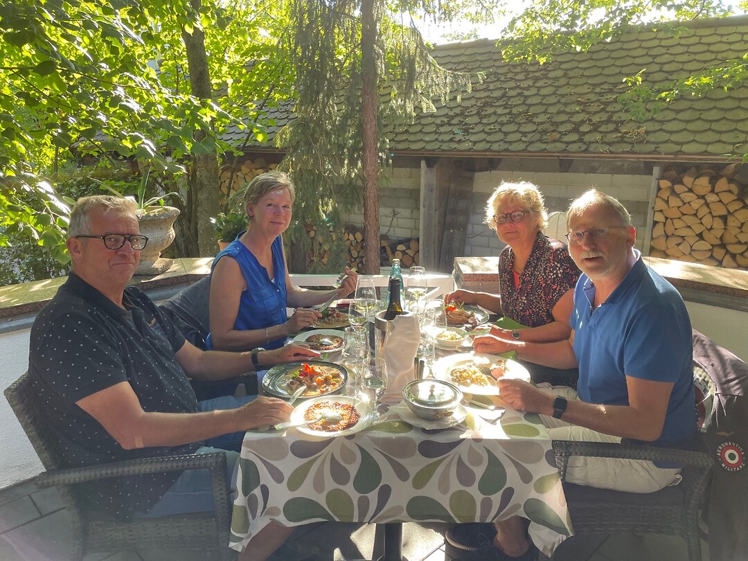 Uit eten bij camping