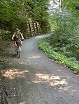 Fietspad op en neer