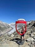 Bij Fiesch omhoog naar Aletschgletsjer