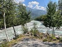 Langs de rivier de Isel