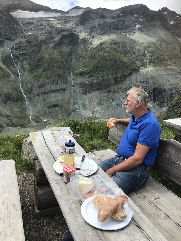 Lunchen met geweldig uitzicht