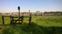 Venlo vanaf de overkant gezien