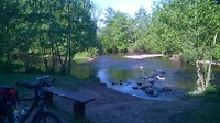 De rivier de Rur (niet verwarren met Ruhr)