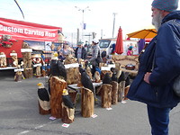 Op marktje shoppen in anchorage downtown