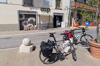 Fietsen staan te popelen