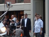 Jim Caviezel op set van Person of Interest