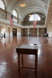 Ellis Island: hal waar iedereen geregistreerd werd