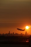 Vertrek uit New York, 's morgens vroeg