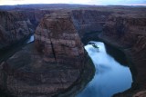 Horse Shoe Bend bij zonsondergang