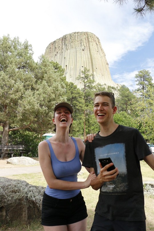 2 devils aan de Devils Tower