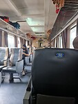 In de trein