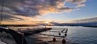 Sunset in Färjestaden
