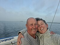 Om 7:00u op weg naar de Haringvlietbrug