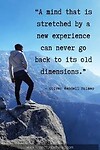 Stretched by a new experience