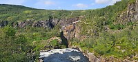 De Y-loopbrug Vøringfossen