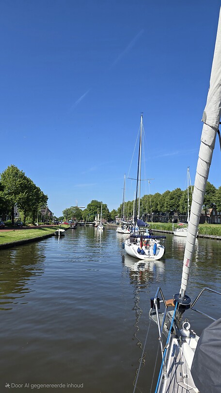 In konvooi door de vele bruggen