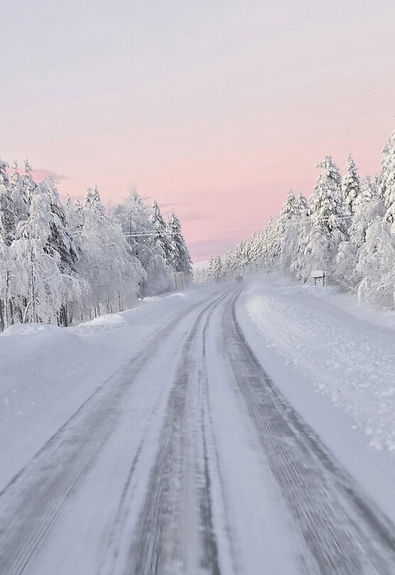 Busrit naar Äkäslompolo