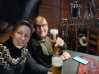 Het eerste biertje is een feit in resto Ravintola Poro